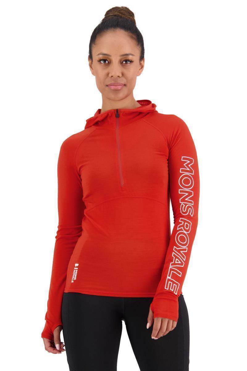 Bella Merino Air-Con Hood - Womens - Retro Red 2