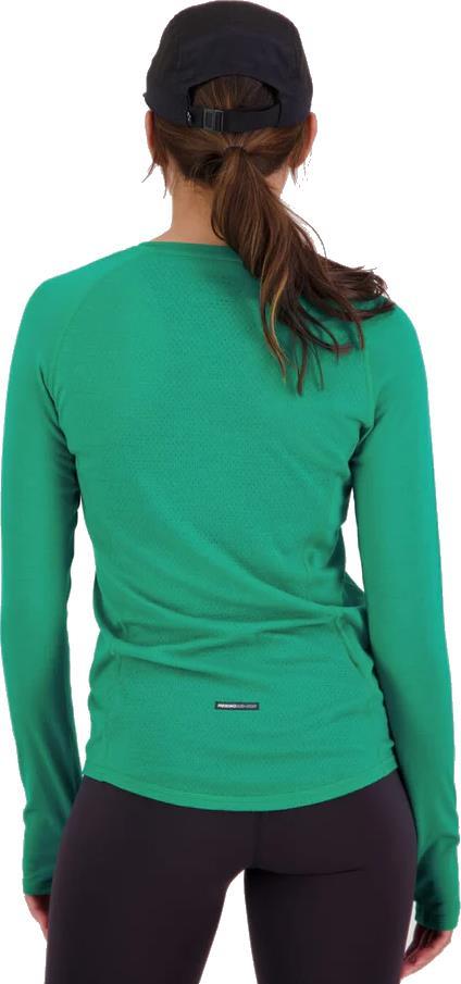 Bella Merino Air-Con LS - Womens - Pop Green 3