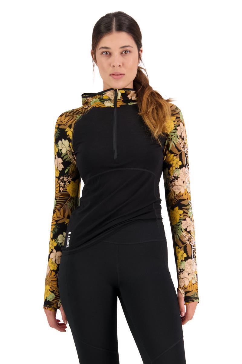 Bella Merino Air-Con Tech Hood - AOP - Womens - floral camo / black 1
