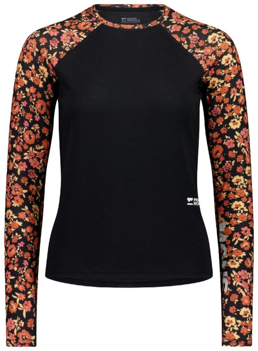 Bella Merino LS - AOP - Womens - ditzy camo / black 1