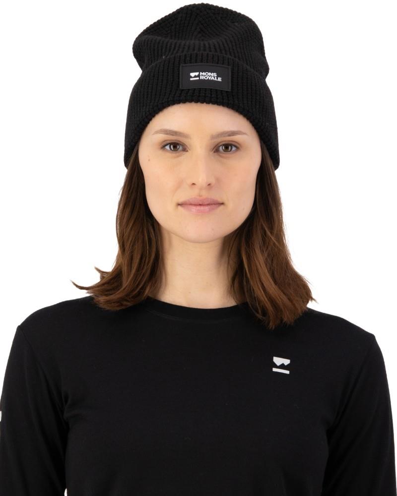 Bluff Merino Beanie - black 1