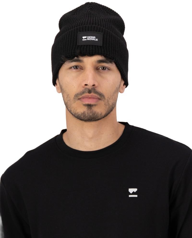 Bluff Merino Beanie - black 1