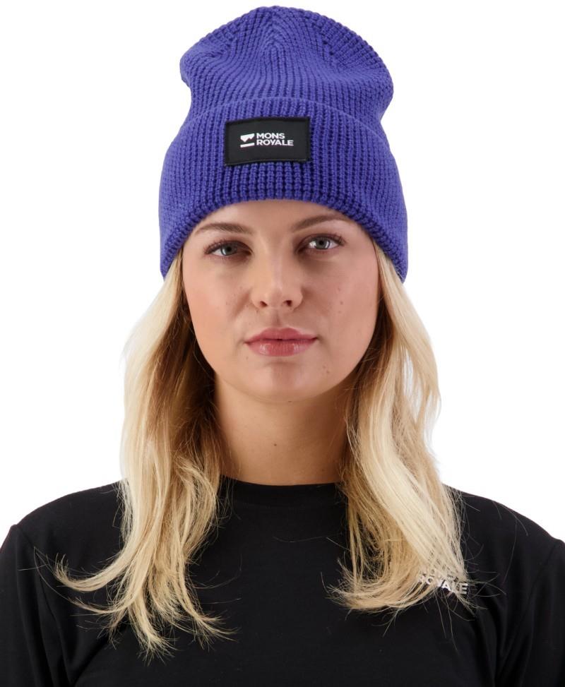 Bluff Merino Beanie - blue dusk 1
