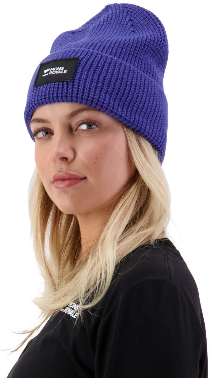 Bluff Merino Beanie - blue dusk 1