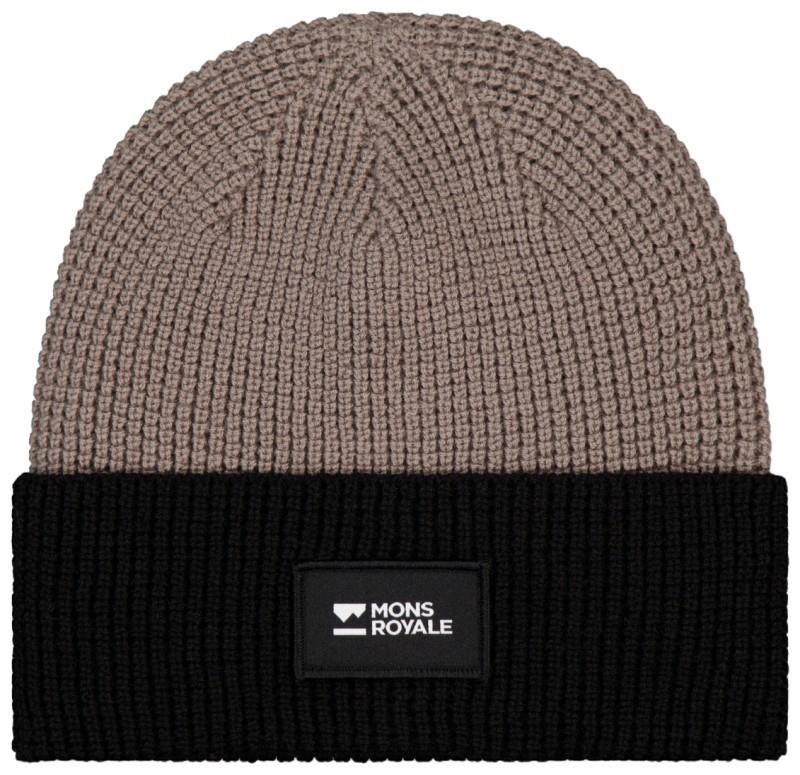 Bluff Merino Beanie - cinder / black 1