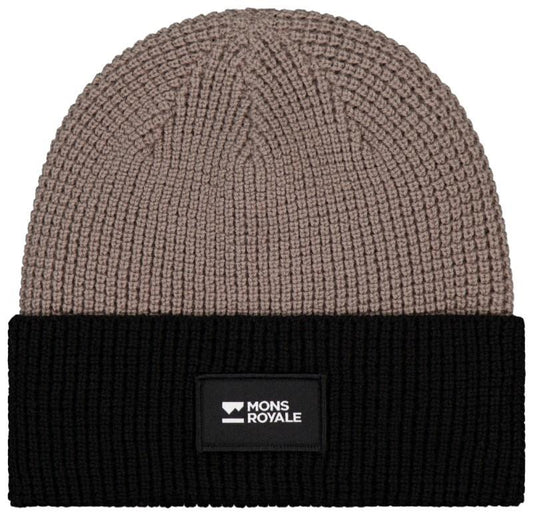 Bluff Merino Beanie - cinder / black 1
