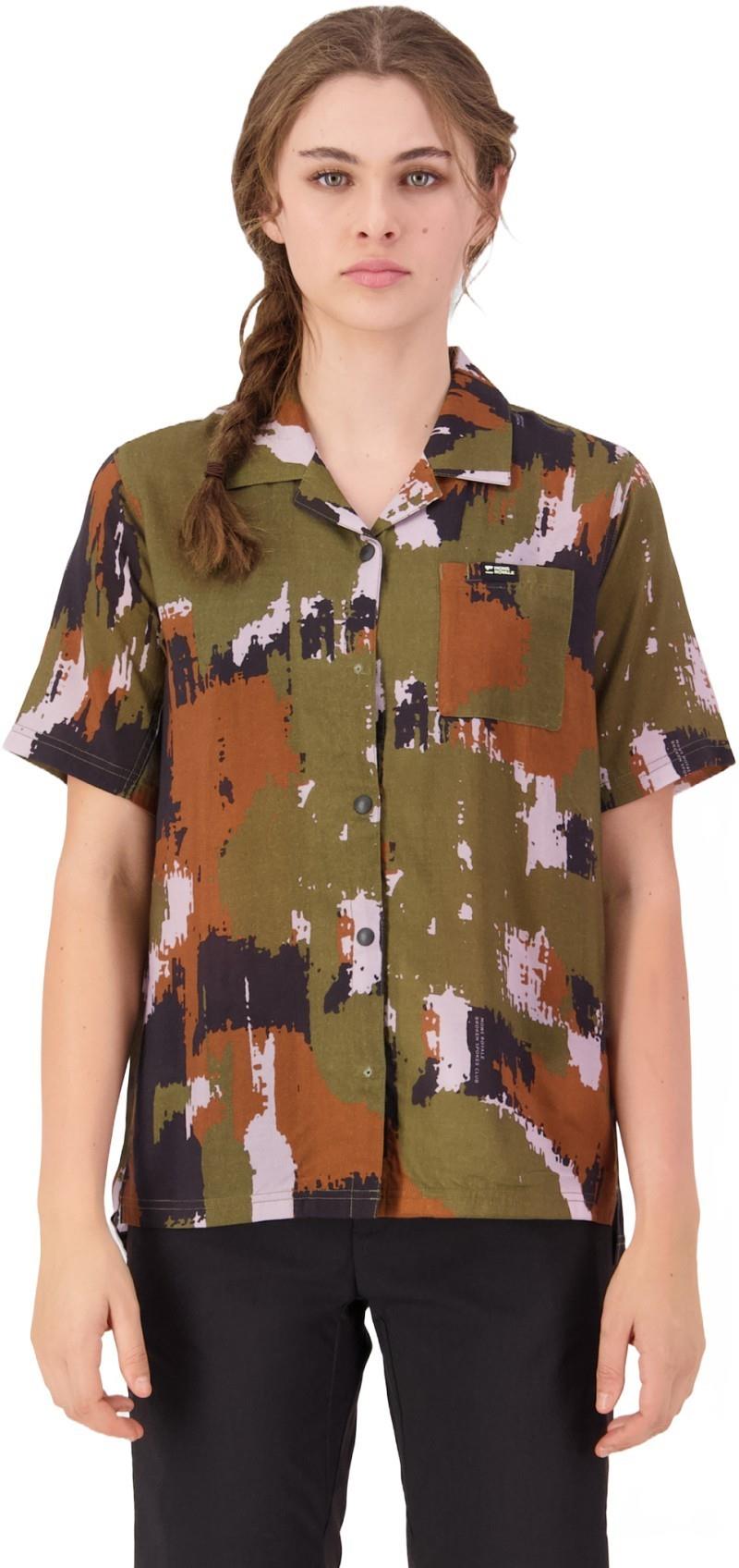Breezer Merino SS Shirt - Womens - glitch camo 1