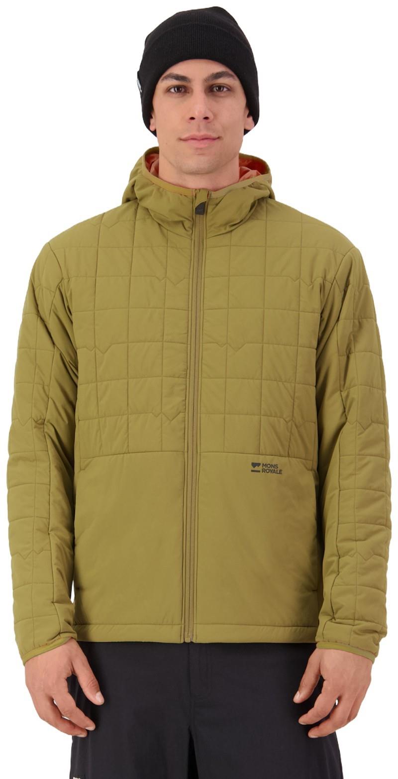 Canyon Merino Insulated Hooded Jacket - Mens - bronze 1