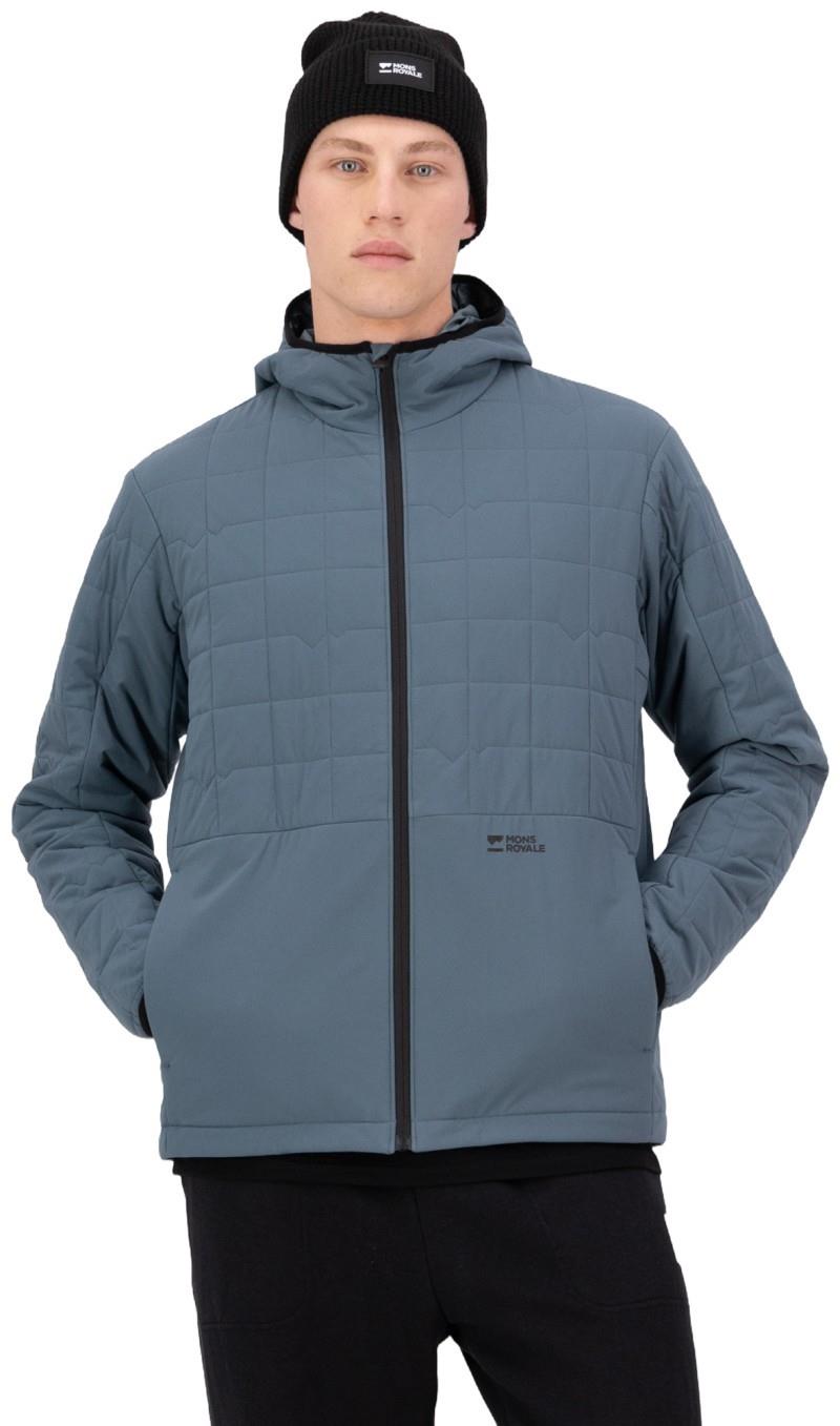 Canyon Merino Insulated Hooded Jacket - Mens - goblin blue 1