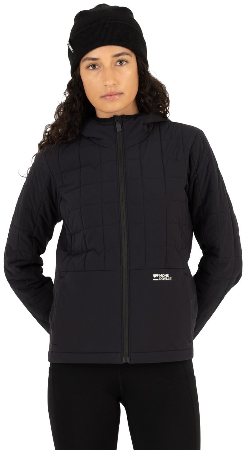 Canyon Merino Insulated Hooded Jacket - Womens - black 1