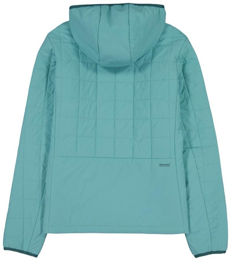 Canyon Merino Insulated Hooded Jacket - Womens - light teal 1