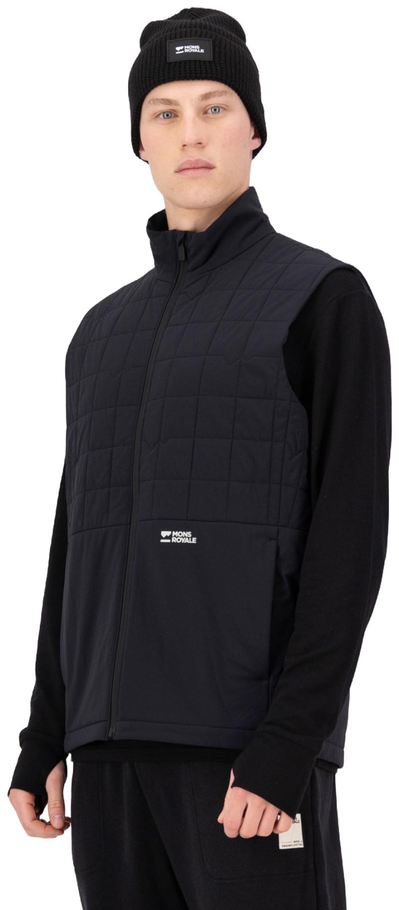 Canyon Merino Insulated Vest - Mens - black 1