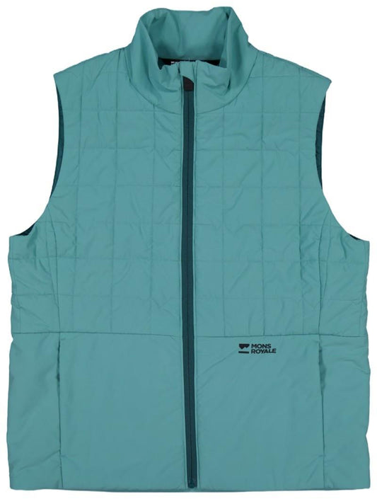 Canyon Merino Insulated Vest - Womens - light teal 1