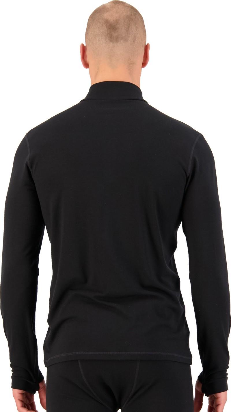 Cascade Merino Base Layer 1/4 Zip LS - Mens - black 1