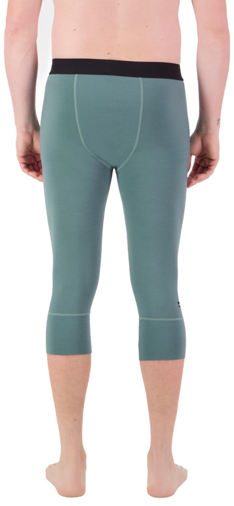 Cascade Merino Base Layer 3/4 Leggings - Mens - burnt sage 1