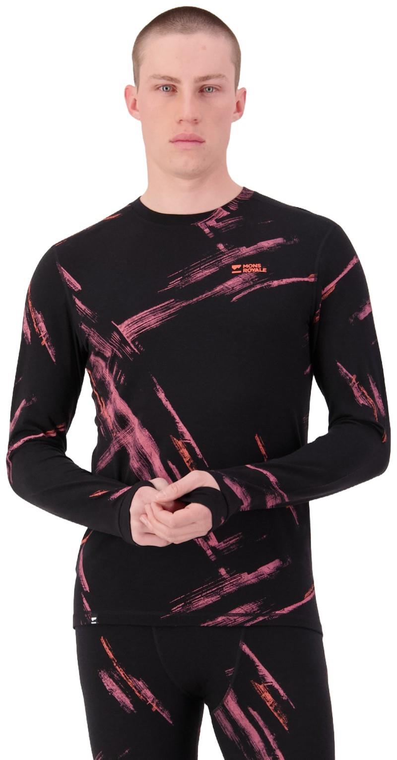 Cascade Merino Base Layer LS - AOP - Mens - airbrush 1