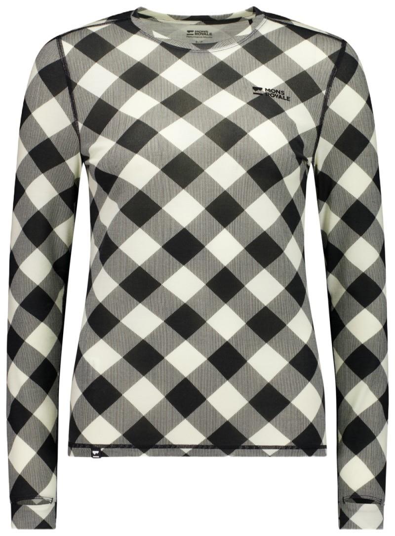 Cascade Merino Base Layer LS - AOP - Womens - check 1