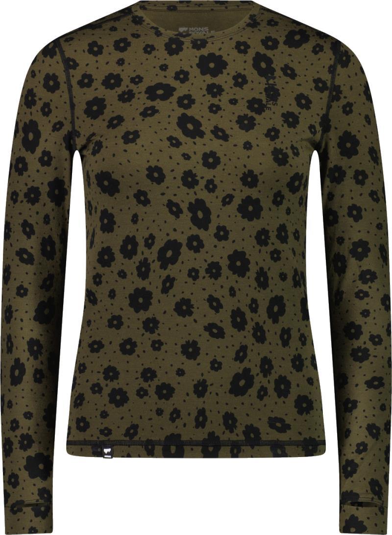 Cascade Merino Flex LS - AOP - Womens - Aoraki Lily 1