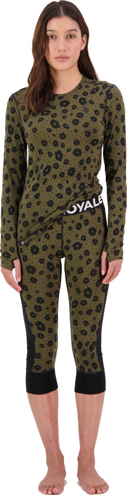 Cascade Merino Flex LS - AOP - Womens - Aoraki Lily 2