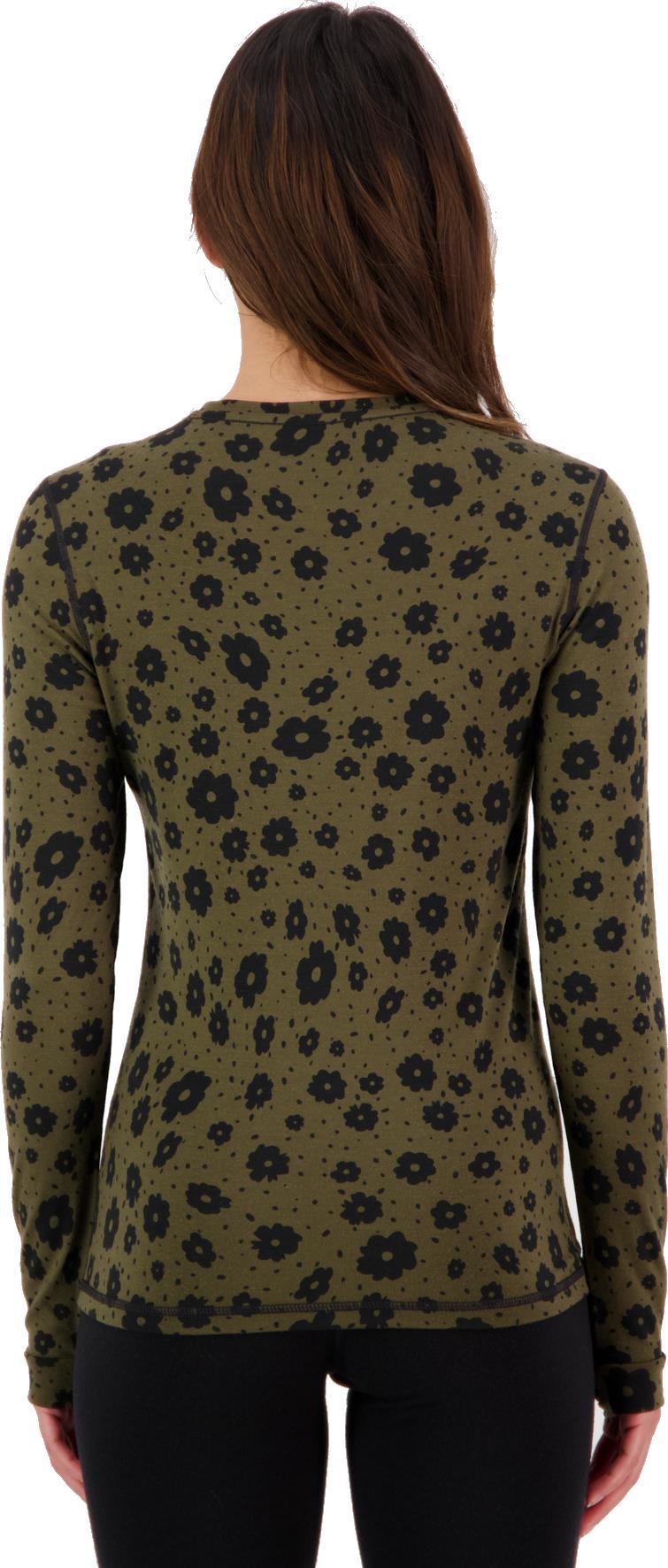 Cascade Merino Flex LS - AOP - Womens - Aoraki Lily 3