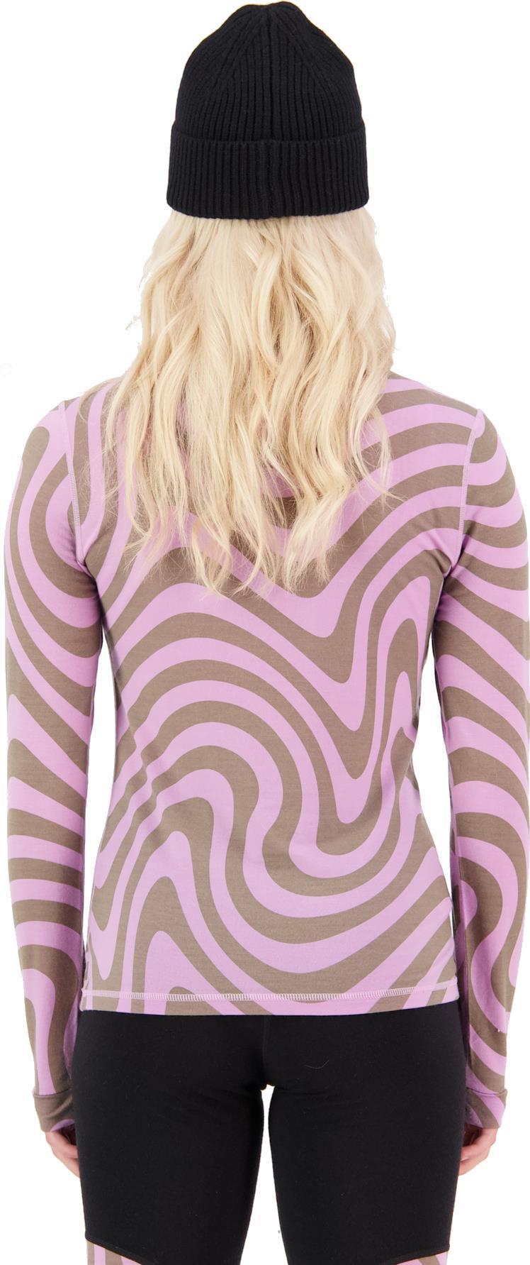 Cascade Merino Flex LS - AOP - Womens - Blazing Trails 3