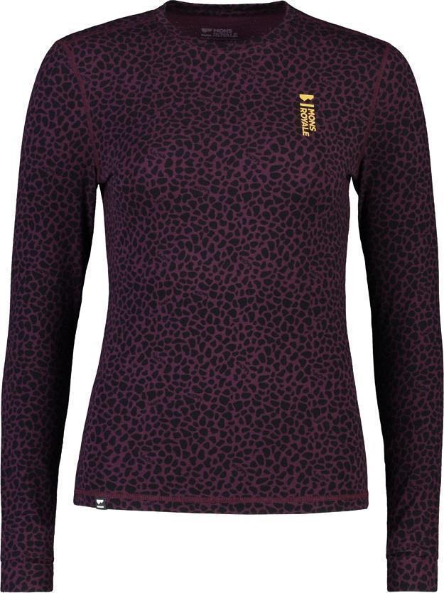 Cascade Merino Flex LS - AOP - Womens - Winter Leopard 1