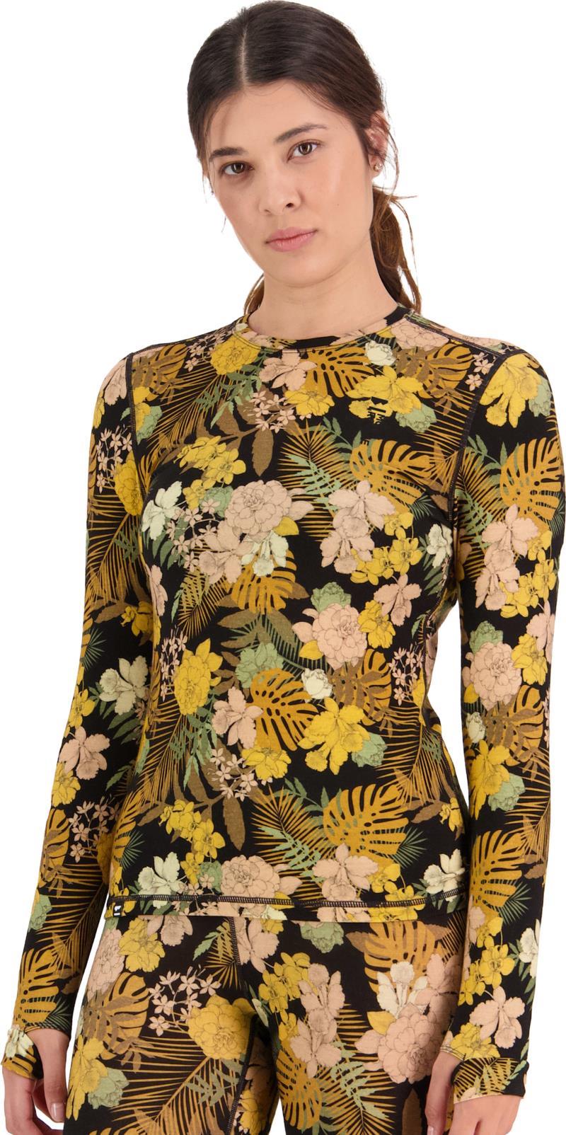 Cascade Merino Flex LS - AOP - Womens - floral camo 1