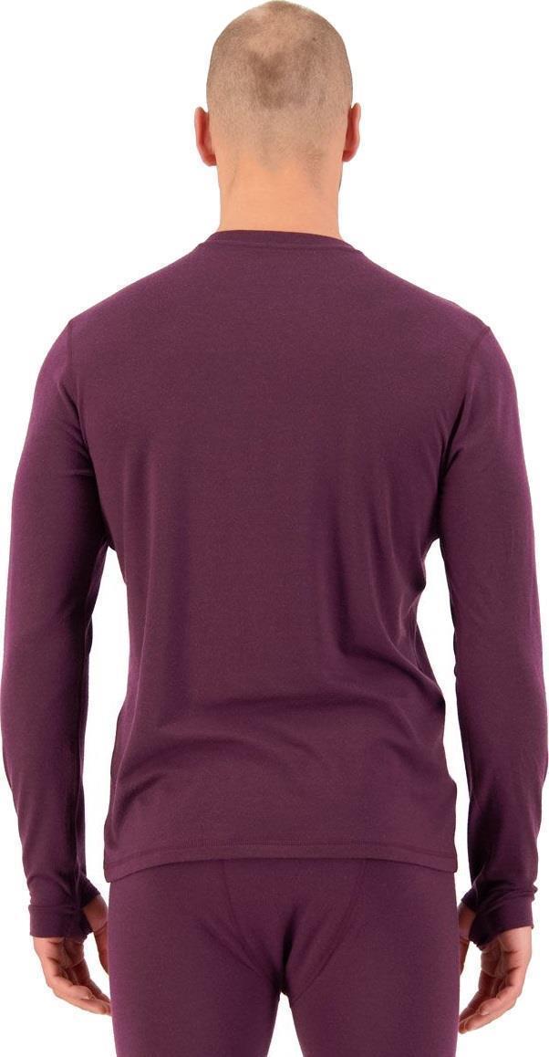 Cascade Merino Flex LS - Mens - Wine 3