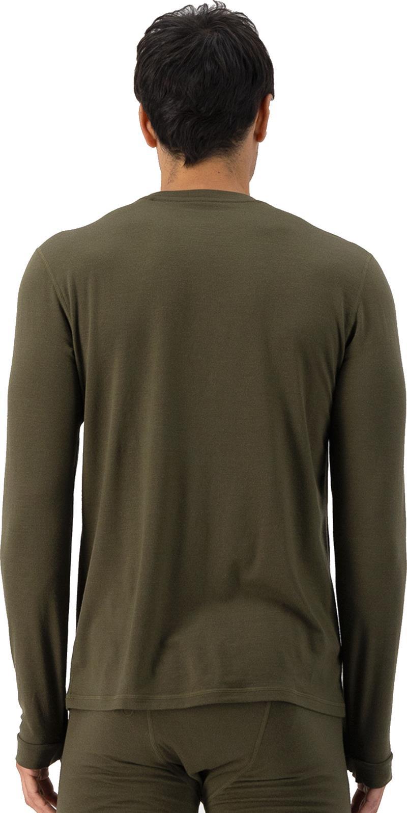 Cascade Merino Flex LS - Mens - dark olive 1