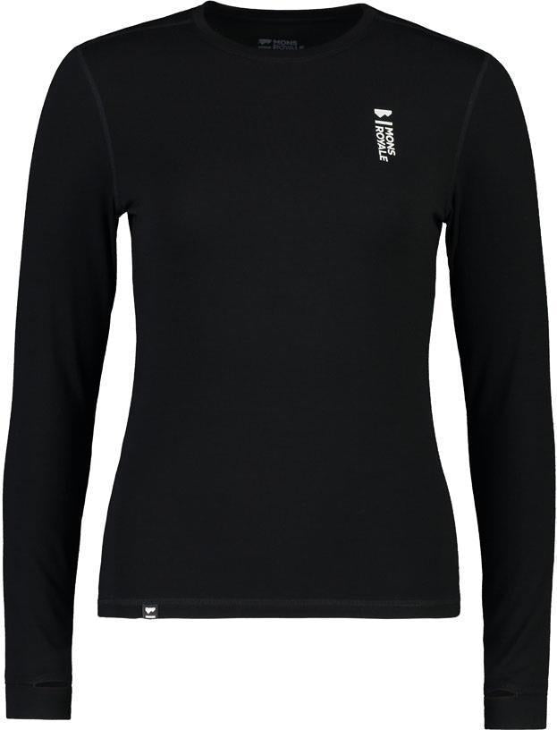 Cascade Merino Flex LS - Womens - Black 1