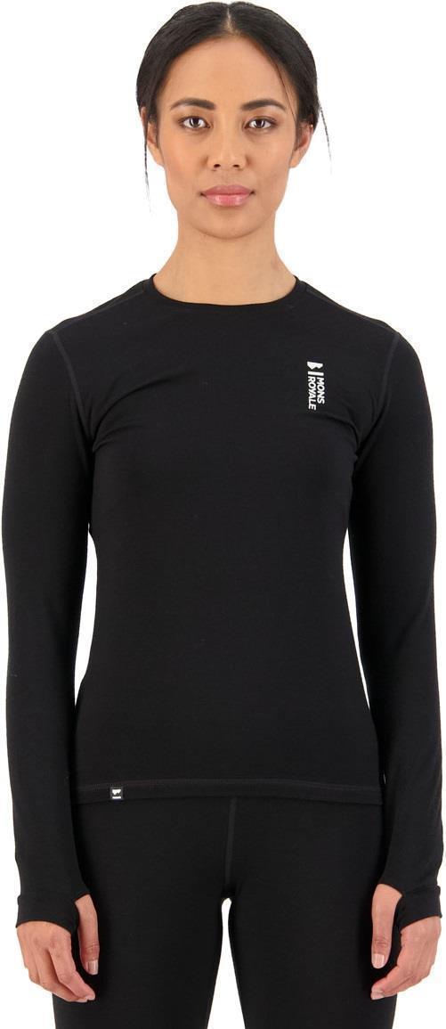 Cascade Merino Flex LS - Womens - Black 2