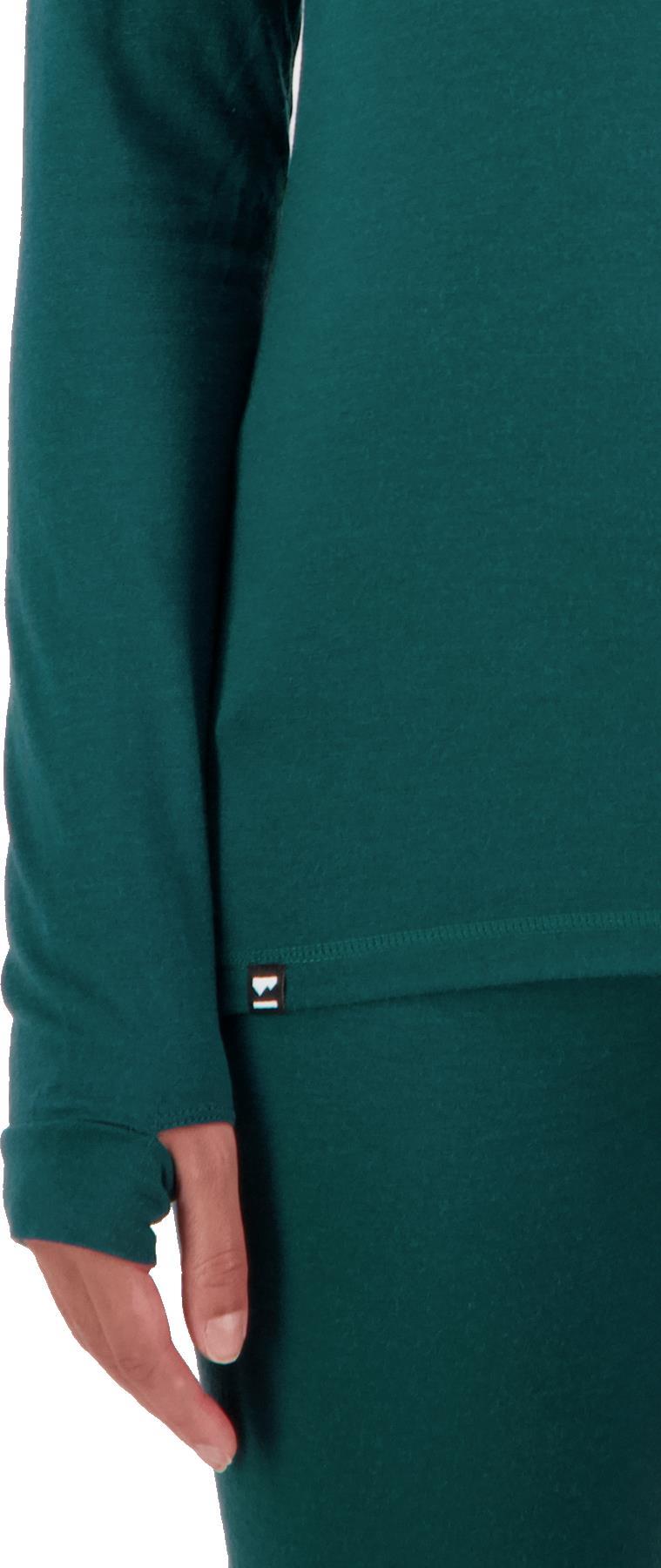 Cascade Merino Flex LS - Womens - Evergreen 4