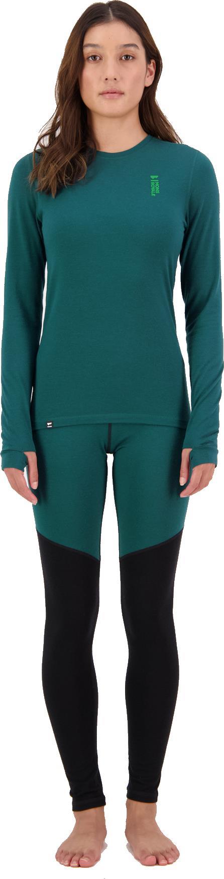 Cascade Merino Flex LS - Womens - Evergreen 5