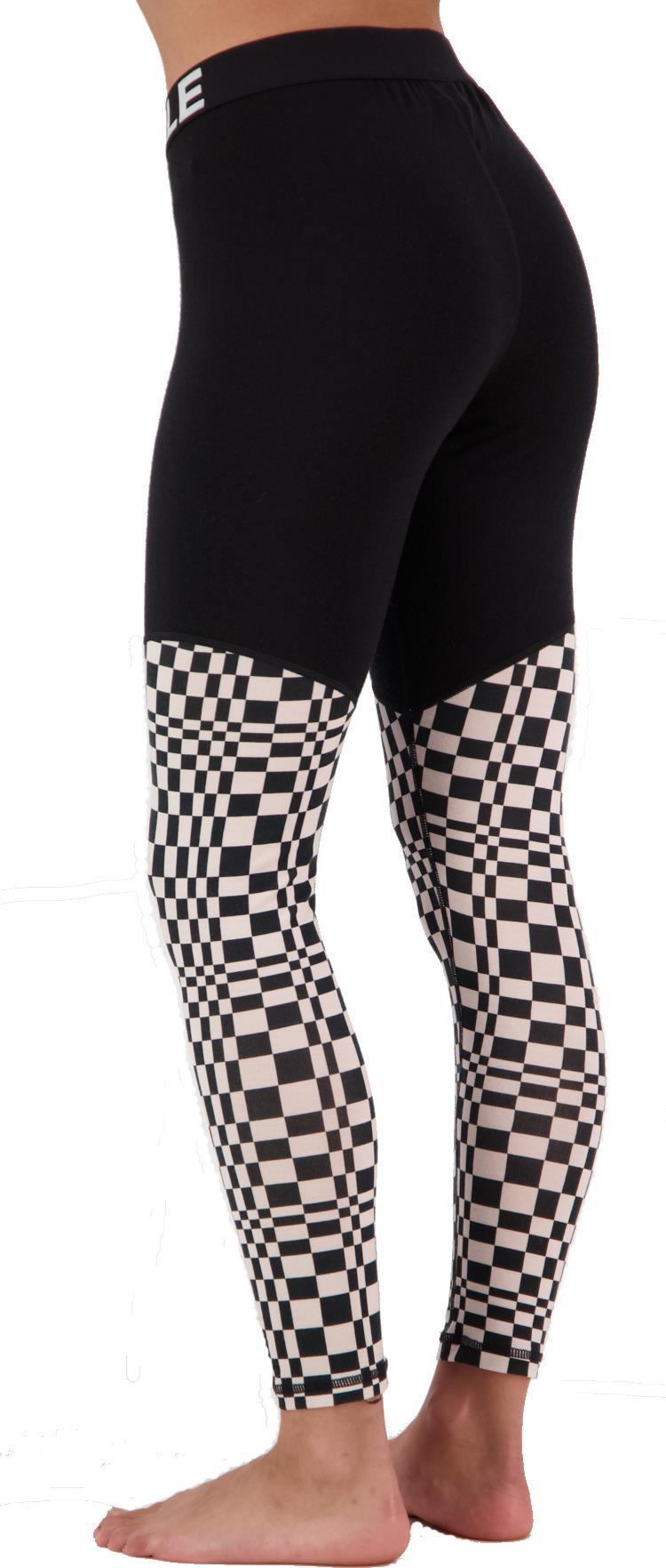 Cascade Merino Flex Leggings - AOP - Womens - Checkers 2