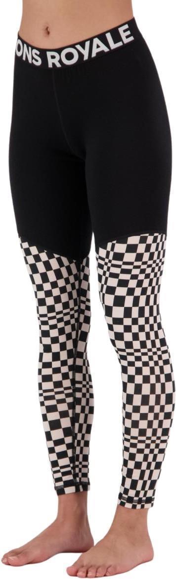 Cascade Merino Flex Leggings - AOP - Womens - Checkers 3