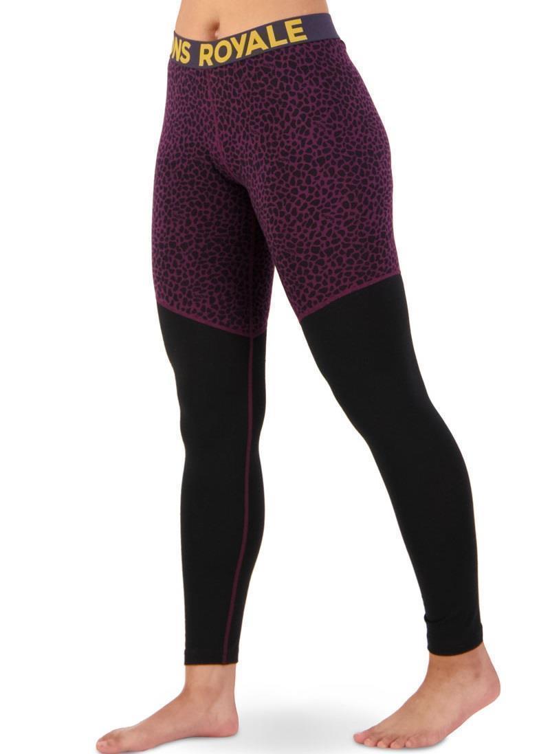 Cascade Merino Flex Leggings - AOP - Womens - Winter Leopard 2