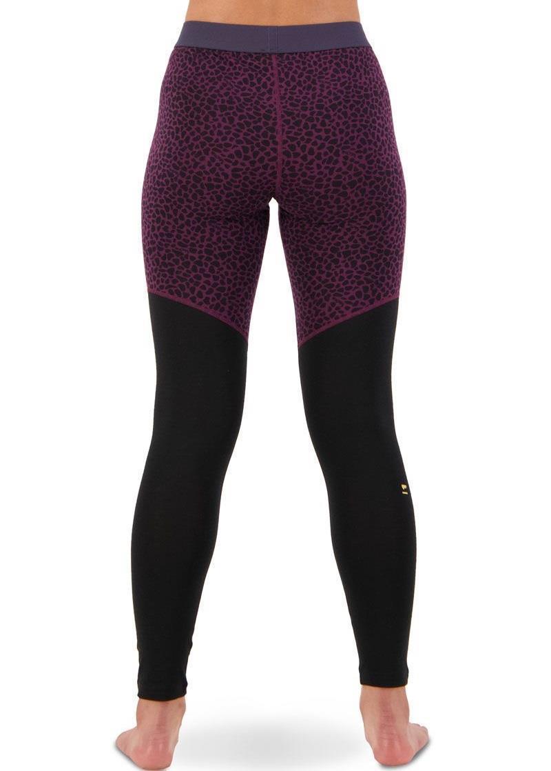 Cascade Merino Flex Leggings - AOP - Womens - Winter Leopard 3