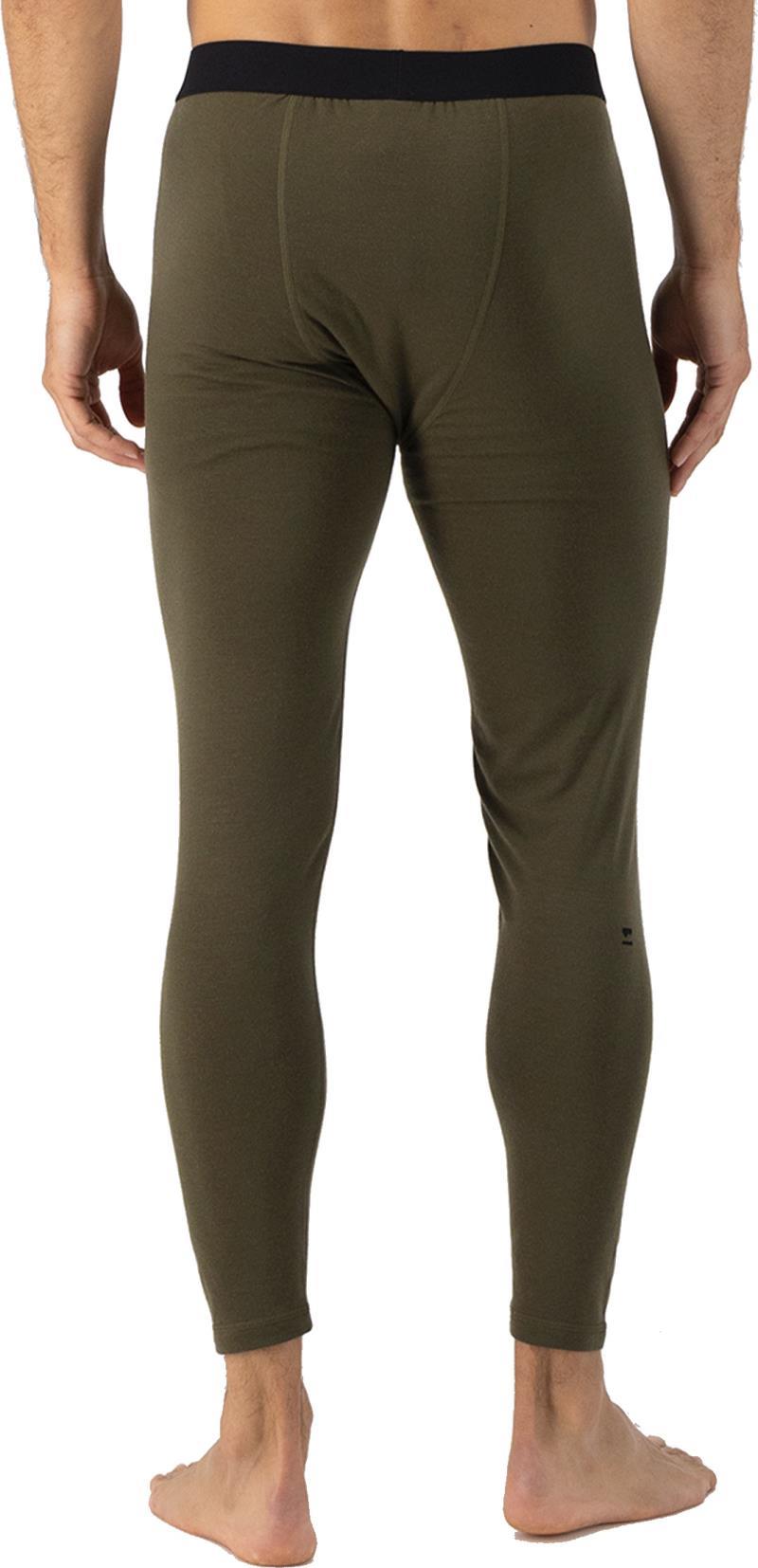 Cascade Merino Flex Leggings - Mens - dark olive 1