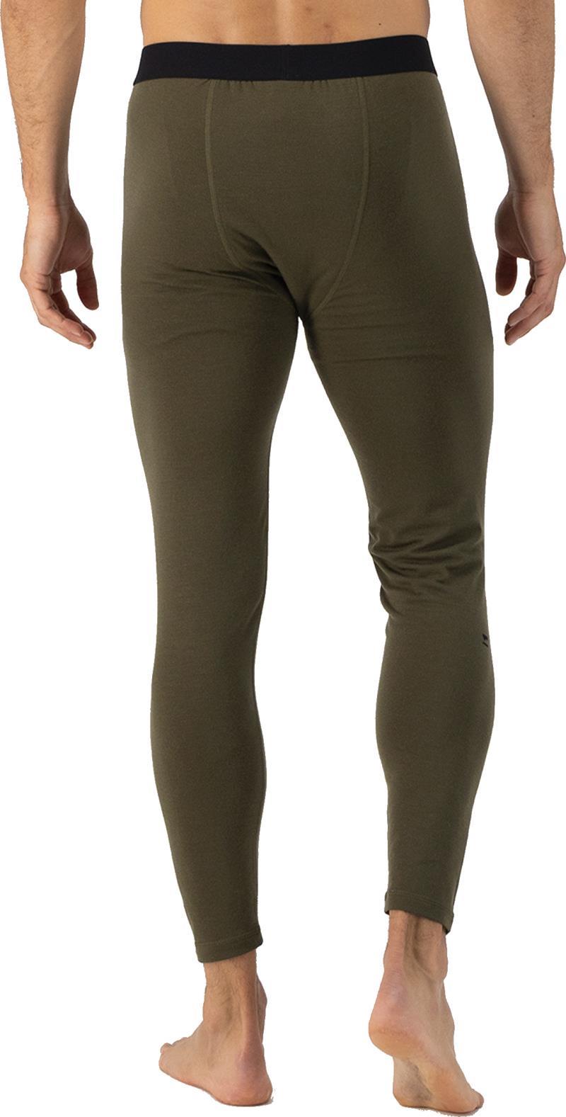 Cascade Merino Flex Leggings - Mens - dark olive 1
