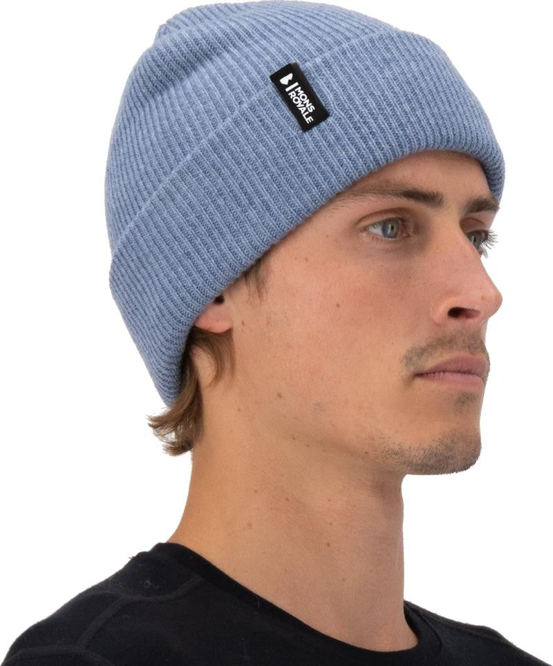Chunky Logger Beanie - dark denim 1