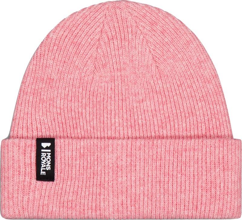 Chunky Logger Merino Beanie - winter rose 1
