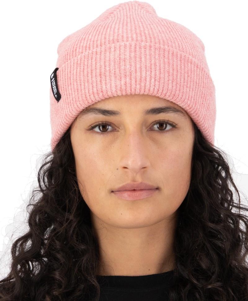 Chunky Logger Merino Beanie - winter rose 1