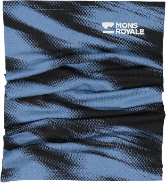 Daily Dose Merino Flex Neckwarmer - AOP - Blue Motion 1