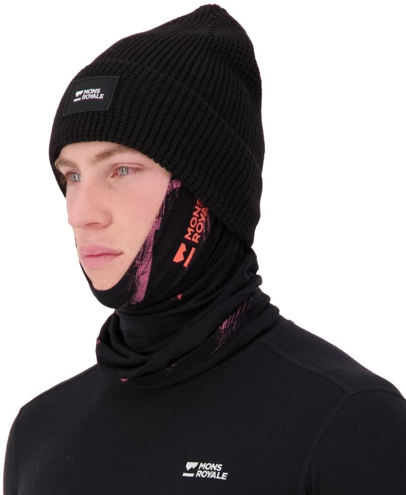 Daily Dose Merino Neckwarmer - AOP - airbrush 1