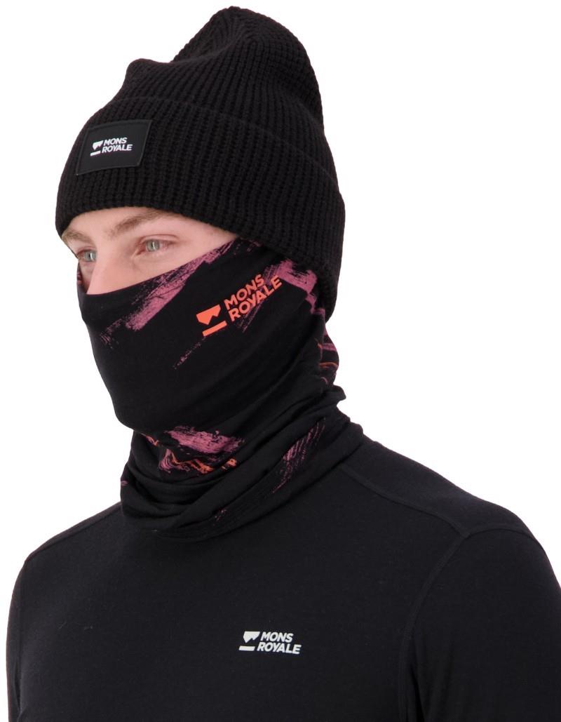 Daily Dose Merino Neckwarmer - AOP - airbrush 1