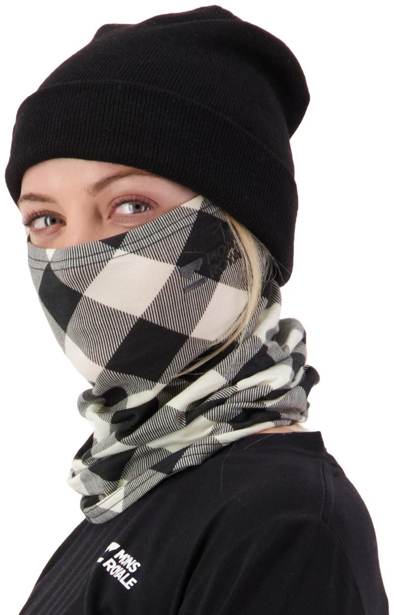 Daily Dose Merino Neckwarmer - AOP - check 1
