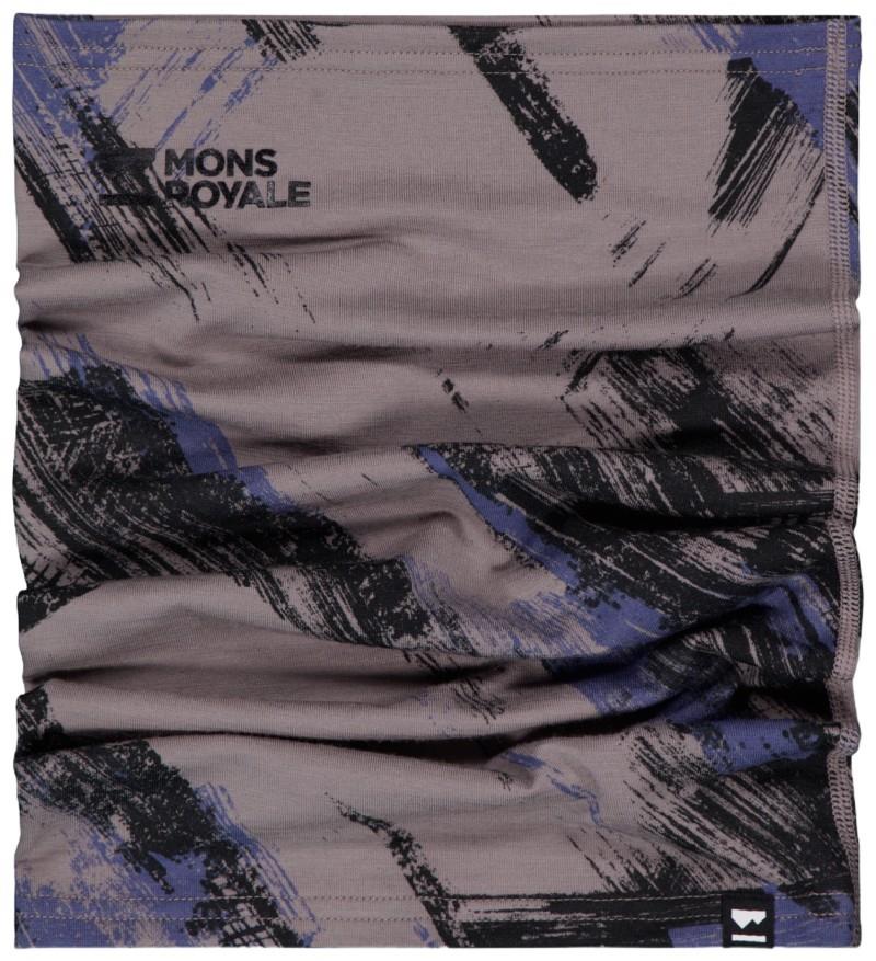 Daily Dose Merino Neckwarmer - AOP - paintbrush blue 1