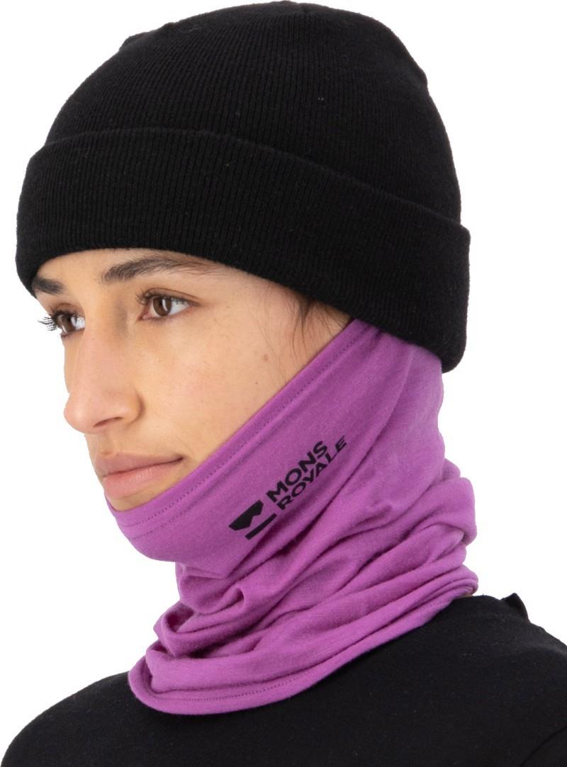 Daily Dose Merino Neckwarmer - purple bolt 1
