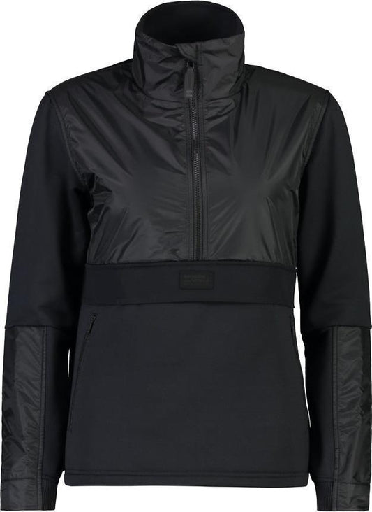 Decade Merino Fleece Pullover - Womens - black 1