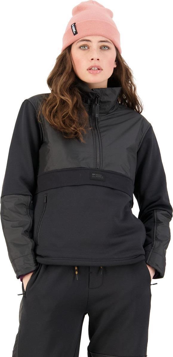 Decade Merino Fleece Pullover - Womens - black 1